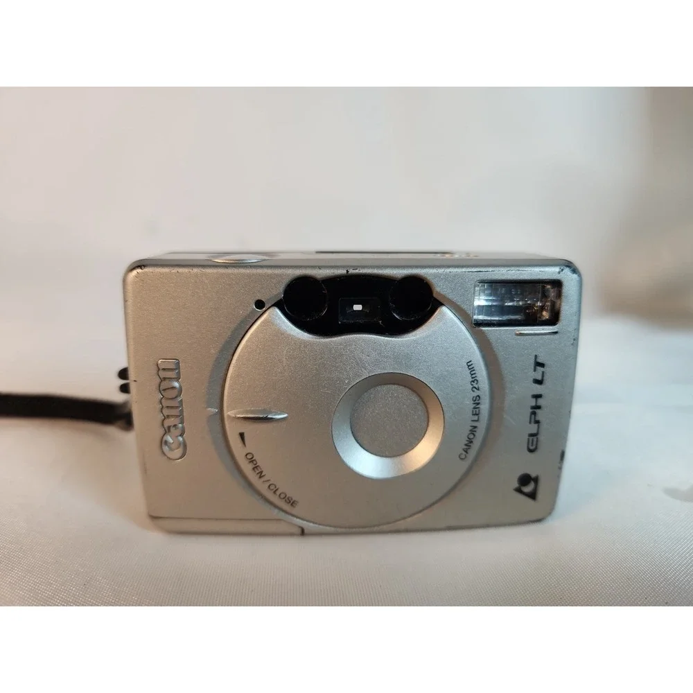 Vintage Canon Elph LT APS Camera Built-in Flash Autofocus Point/Shoot 23mm Lens